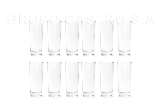 Foto de Copa tequilera vidrio liza alto SET 12 PCS 2 onz/ 60 ml GET70-05 10X4 cms 98gms (12)(144)
