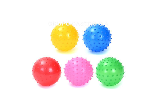 Foto de Bola hule masajeadora 10 cms colores GET04-01 (1000)