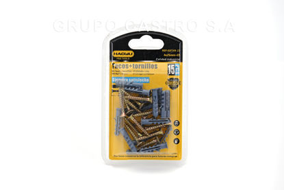 Foto de TORNILLO15PCS+ESPANDER 15PCS 4X25MM+E5 HAOYLI GET49-23 (240)