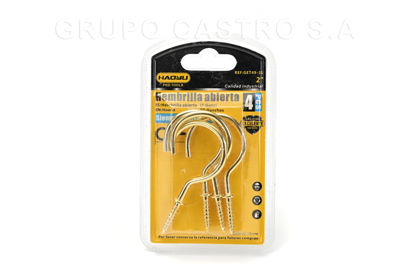 Foto de Tornillo Hembrilla Abierta 2" 4 pcs Blister HAOYLI GET49-31 (240)
