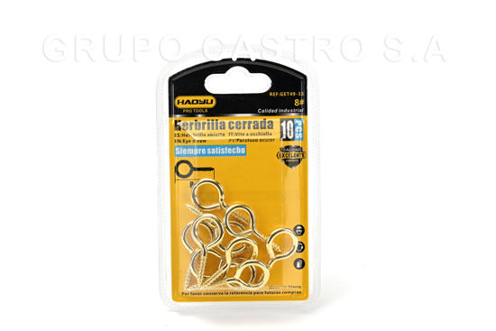 Foto de Tornillo Hembrilla Cerrado #8  10 pcs HAOYLI GET49-33 (240)