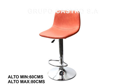 Foto de SILLA BAR N4K2604 87CMS ALTO NARANJA (5)