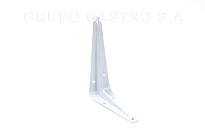 Foto de ESCUADRA METAL BLANCA GET49-50 4"X5"10.2X12.7CMS (24)(288)