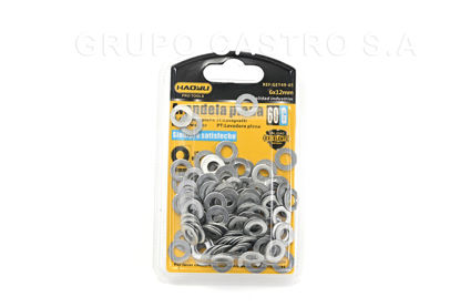 Foto de Arandela Plana Blister 6x12mm 60 grs HAOYLI GET49-65 (240)