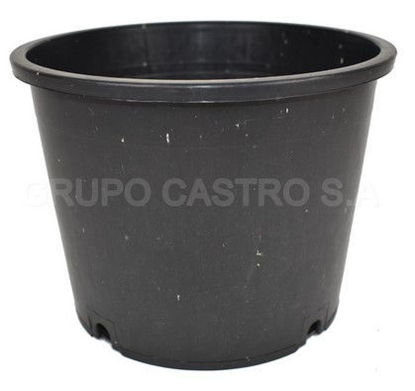 Foto de MACETA #8 NEGRA (800..)SALVAPLASTIC 17alt x 23anCMS 8328030301