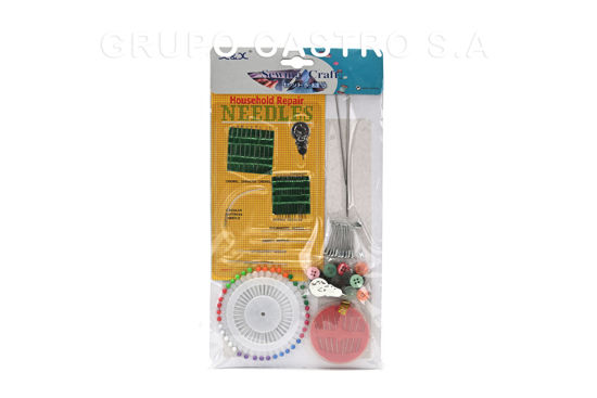 Foto de Aguja Set 100 pcs X&X GET46-04 (Blister 27 larg,14.3 anc cms) (480)
