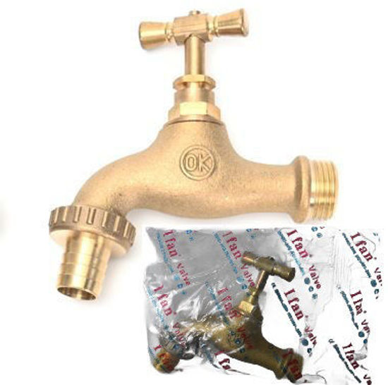 Foto de Llave Chorro Bronce  OK 1/2" 200 grs R08 GET42-16 IFAN VALVE(120)