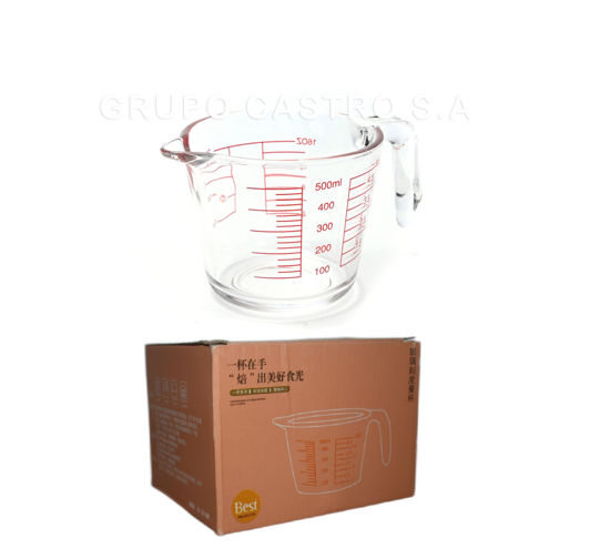 Foto de Jarra Pyrex Medidora 500 ml 16 onz 12x10 cms YS-05L GET70-10 (48)