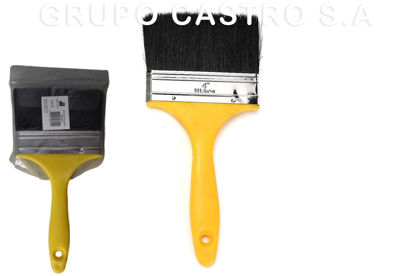 Foto de Brocha p/pintar 4" MBO26012 amarilla pelo negro