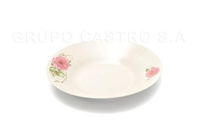 Foto de Plato porcelana hondo decorado 8" GET21-01 (72)