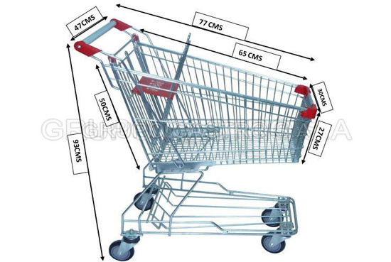 Foto de Carro supermercado metal M7T2607 60 ltrs 
