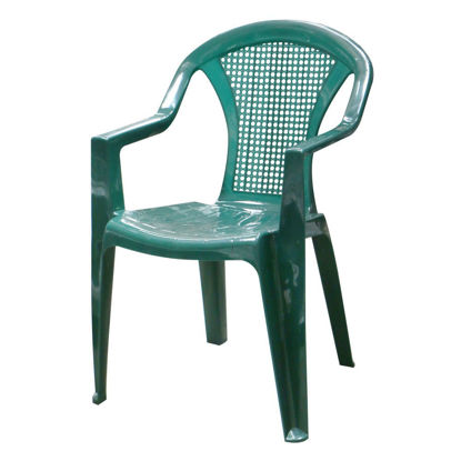 Foto de SILLA CALADA C/BRAZO PLASTICA SALVAPLASTIC VERDE AGUA 77alt x53anCMS 8492085238