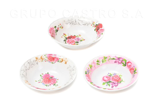 Foto de PLATO SOPERO Melamina Dec. 6"/15 cms 1002-6 GET29-02 (480)