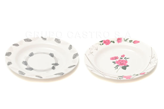 Foto de Plato Hondo Melamina Dec.10"/25cms 2235-10 GET29-15 (120)