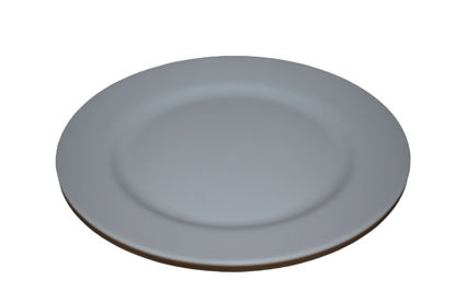 Foto de PLATO PLANO BLANCO 27CMS MELAMINA UM-BP-SB-SF T-1.01BP