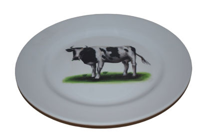 Foto de PLATO PLANO VACA 27CMS MELAMINA UM-BP-CB-CF T-1.07BP