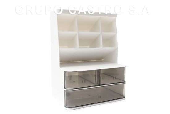 Foto de ORGANIZADOR 9 DIVISIONES  PLASTICA 30X22,3X17 CMS N7J1571 / W2069 (10)