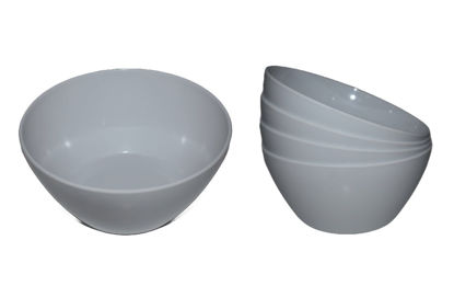 Foto de DULCERA BOWL BLANCA 6"X2-3/4" 15.5X7CMS MELAMINE UM-BP-SB-SF BM-BWL.01BP 