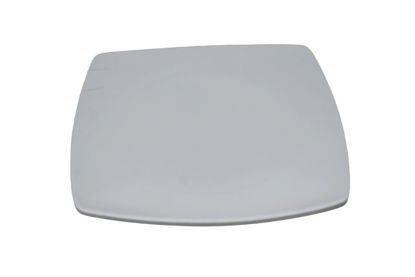 Foto de PLATO PLANO CUADRADO BLANCO 10.5"MELAMINE UM-BP-SB-SF BM-PC10.5.01BP