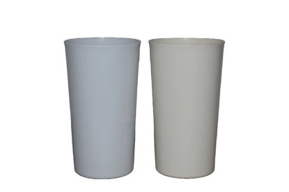 Foto de VASO MELAMINA 19ONZ BLANCO 3-1/4"X5-3/4" UM-BP-SB-SF BM-VGD.01BP