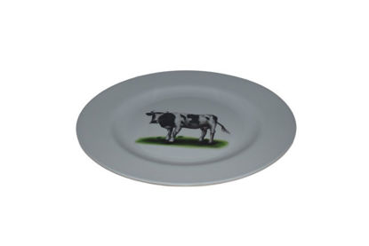 Foto de PLATO PLANO VACA 33CMS 13" MELAMINA UM-BP-CB-CF T-1A.07BP