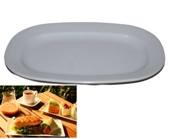 Foto de PLATO SEMICUADRADO CUADRADO 10"X7"UM-BP-SB-SF W-45.01BP