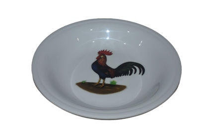 Foto de PLATO HONDO GALLO 8"MELAMINE UM-BP-CB-CF W-333B.07BP