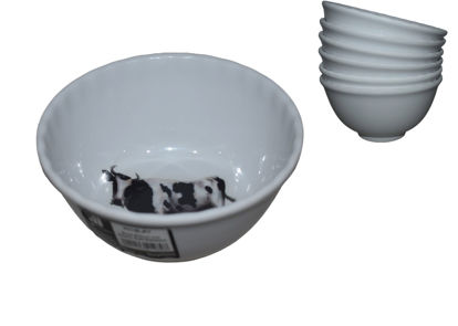 Foto de DULCERA MELAMINE VACA 5.5"x3" 14x7.5cms BOWL-UM-BP-CB-CF RCB-A7.07BP