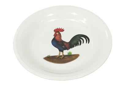 Foto de PLATO HONDO GALLO 9" 23cms MELAMINE UM-BP-CB-CF W333-A.07BP