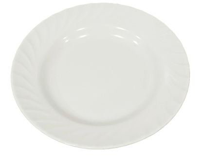 Foto de PLATO HONDO 8.5" 22cms MELAMINE BLANCO LABRADO-UM-BP-SB-SF 030-01.01BP