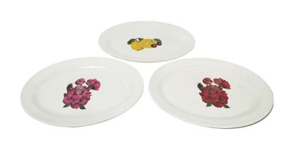 Foto de PLATO OVALADO DECORADO 9" MELAMINE UM-BP-CB-CF W-42A.07BP