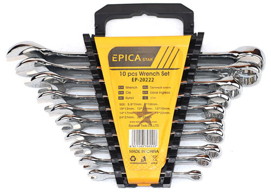 Foto de Set 10 Llaves Comb 8,10,12,13,14,15,17,19,22,24 mm CR-V EP-20222 EPICA (16)