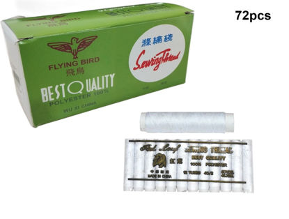 Foto de HILO COSER BLANCO CAJITA 72 PCS GET46-01 17 MTRS (100)