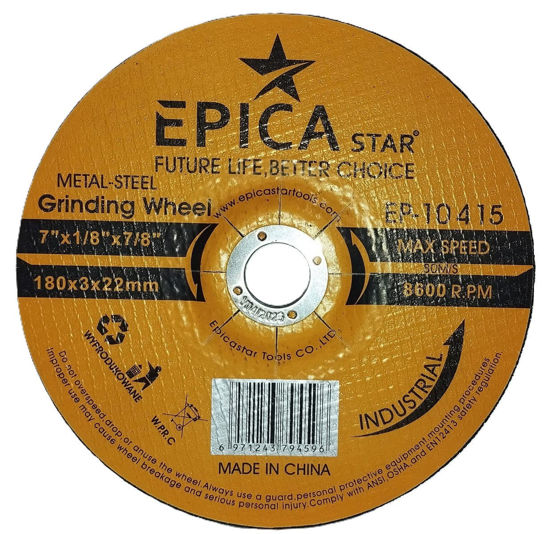 Foto de DISCO METAL CORTE GRUESO 7"X1/8" 180*3*22mm EPICA EP-10415 (200)