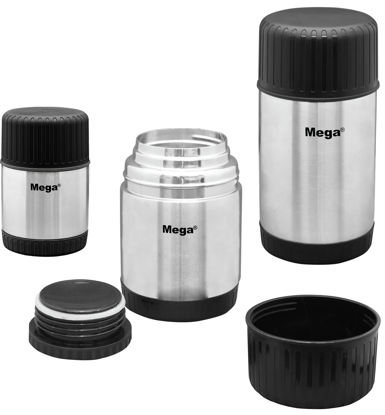 Foto de Termo p/comida Acero Inox 0.30 ltrs Boca Ancha MEGA MASS030W (12)