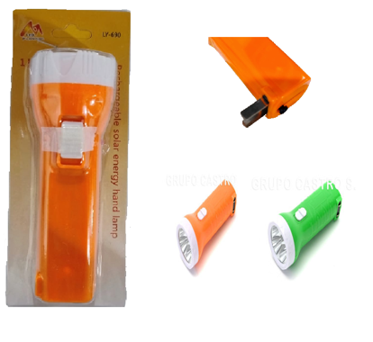 Foto de Foco Recargable 1 LED LY690 GET33-02 12 cms (200)