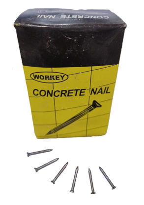 Foto de Clavo acero kilo galv concreto 1 1/2" 1KG(335PCS)aprox (PLATEADO ) BWG 9X1-1/2 workey