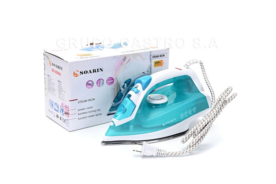Foto de PLANCHA VAPOR SPRAY VERDE N9M2404 SOARIN SR-2088A 1400W (20)