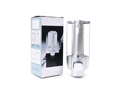 Foto de DISPENSADOR JABON LIQUIDO GRIS 350ML NAA322 (60)