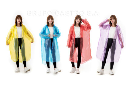 Foto de Capa Adulto Plast Desechab Poncho -Talla Unica M832604 65grs 1538 145x150cms (240)