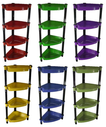 Foto de Verdurero Triangular 4 divisiones PlatiExport 1ORGTRI 36x24x80.5 cms (6)