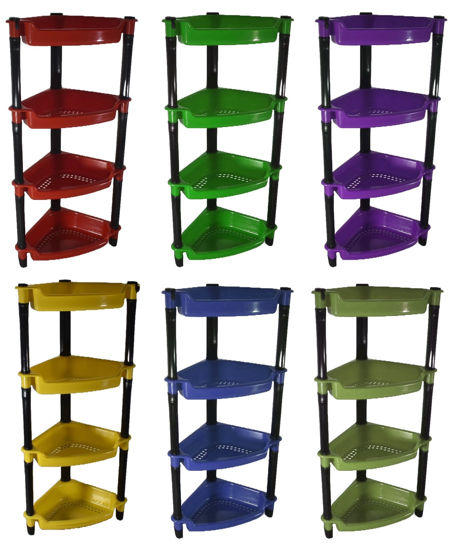 Foto de Verdurero Triangular 4 divisiones PlatiExport 1ORGTRI 36x24x80.5 cms (6)