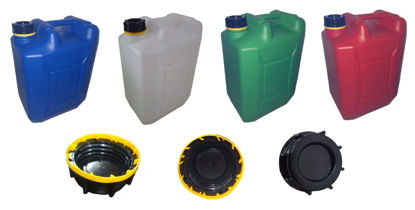 Foto de Pichinga  5gal/19ltrs azul rectangular plastimax 800gms AZL 58-410 (6)