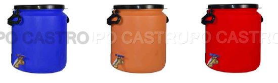 Foto de ENVASE 20 LTRS #4 B/P T/SHERWIN C/GRIFO Y AGARRADERA SALVAPLASTIC 35alt x 31an cm 7394240600