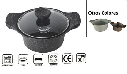Foto de Olla Aluminio estilo granito BAKHSEHIE 20 cms c/t N962401 (2)
