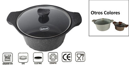 Foto de Olla Aluminio estilo granito BAKHSEHIE 24 cms c/t N962401 (2)