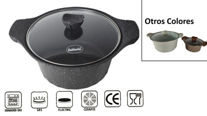 Foto de Olla Aluminio estilo granito BAKHSEHIE 28 cms c/t N962401 (2)
