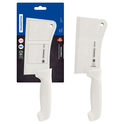 Foto de Cuchillo Hacha 6" Tramontina 24624/186 Profesional Master Puño Blanco (12)
