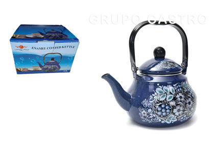 Foto de Cafetera 2 ltr loza azul decorada GET19-07 Longfei (18)