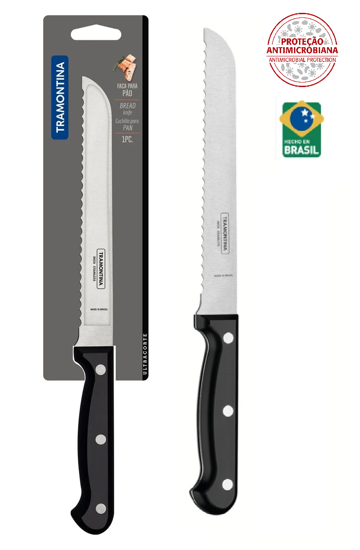 Foto de Cuchillo Tramontina 7" Ultracorte 23859/107 Lamina Dentada (60)